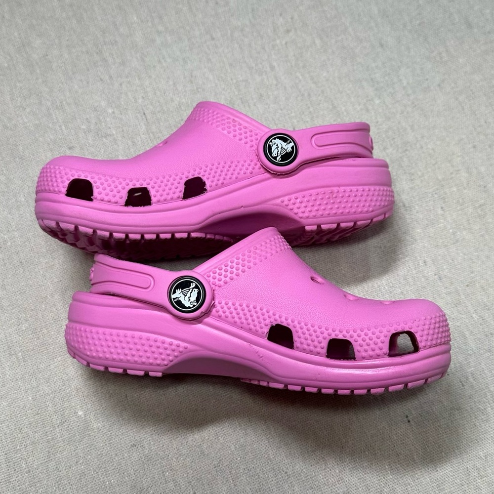 Crocs Classic Clogs SlipOn Taffy Bubblegum Barbie Pink Girls Toddler Size C 9